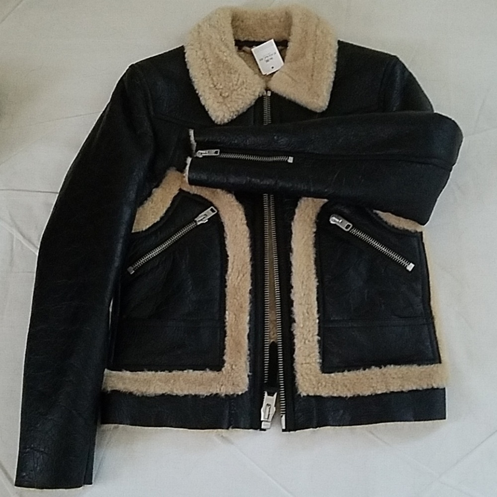 Coach shearing lamb men jacket